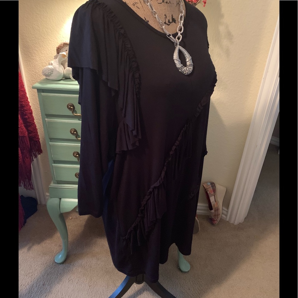 Flash Sale!! 💥 Lane Bryant Layered Ruffled Tunic - Picture 5 of 7